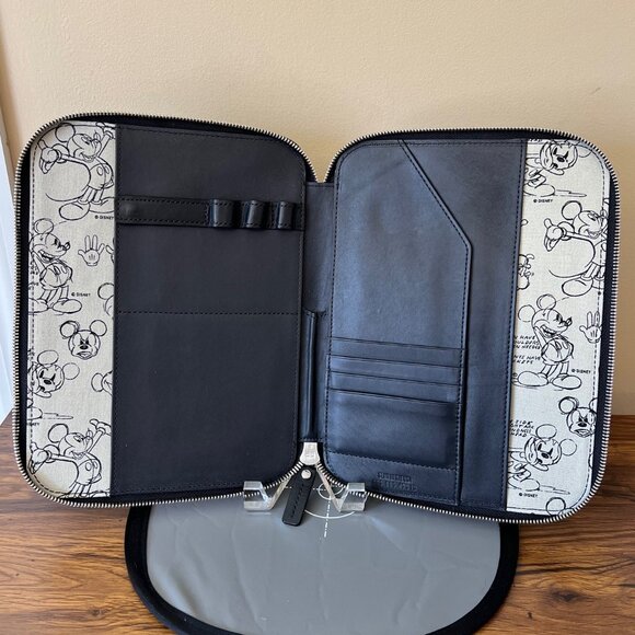 Shinola X Disney Leather Tech Portfolio tablet case NWOT ipad folio - Picture 4 of 8